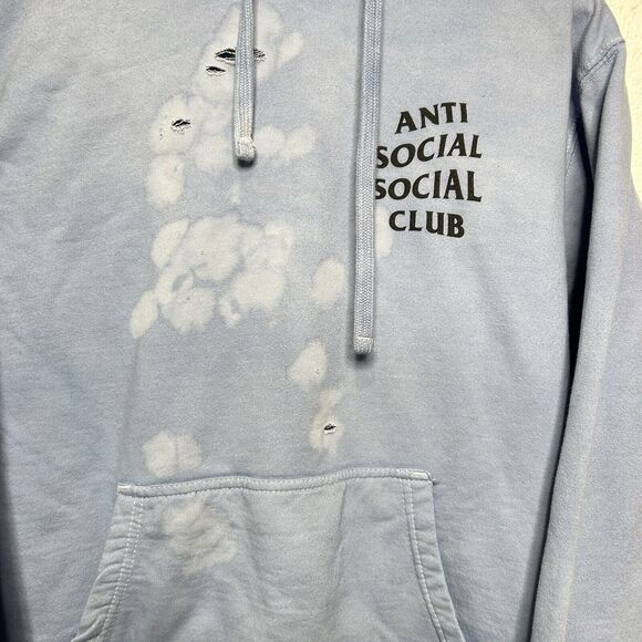 Anti Social Social Club ASSC Hoodie “Blue White” - Picture 5 of 8